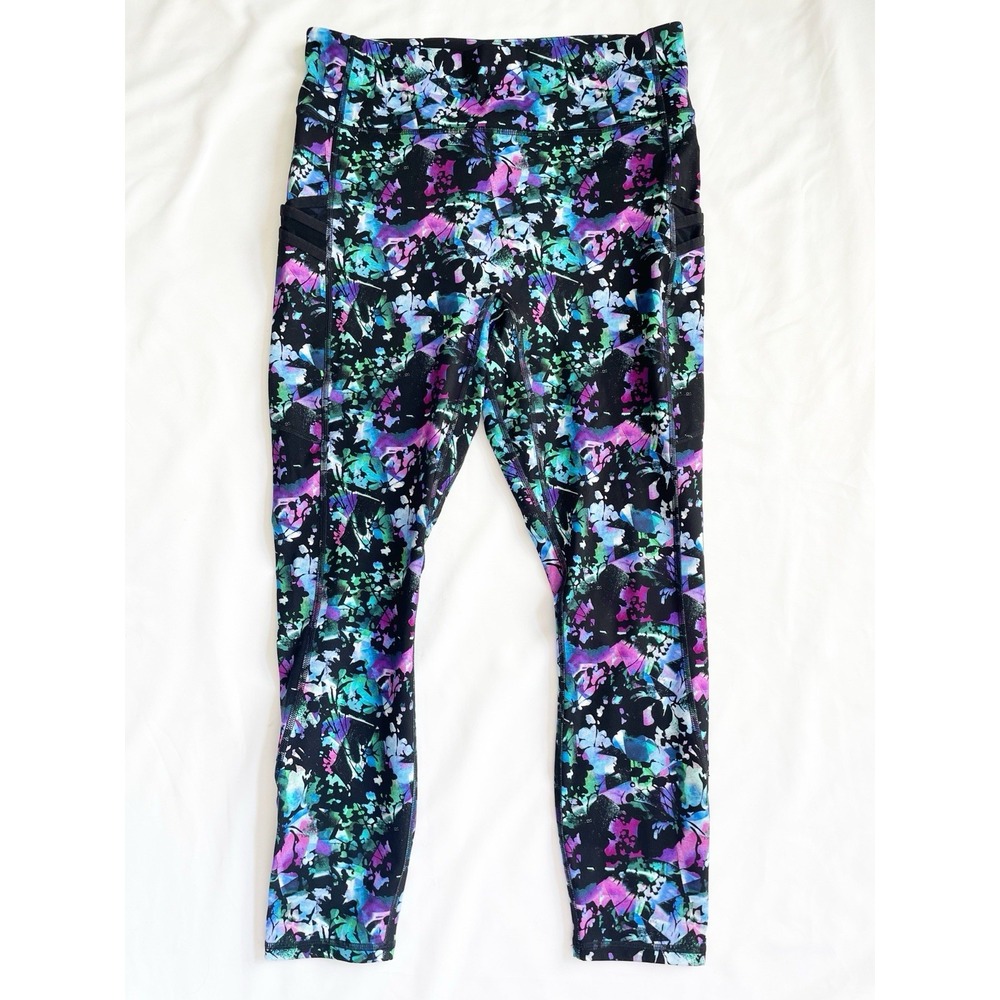 Fabletics Cropped Trinity Motion 365 Leggings Pan… - image 1